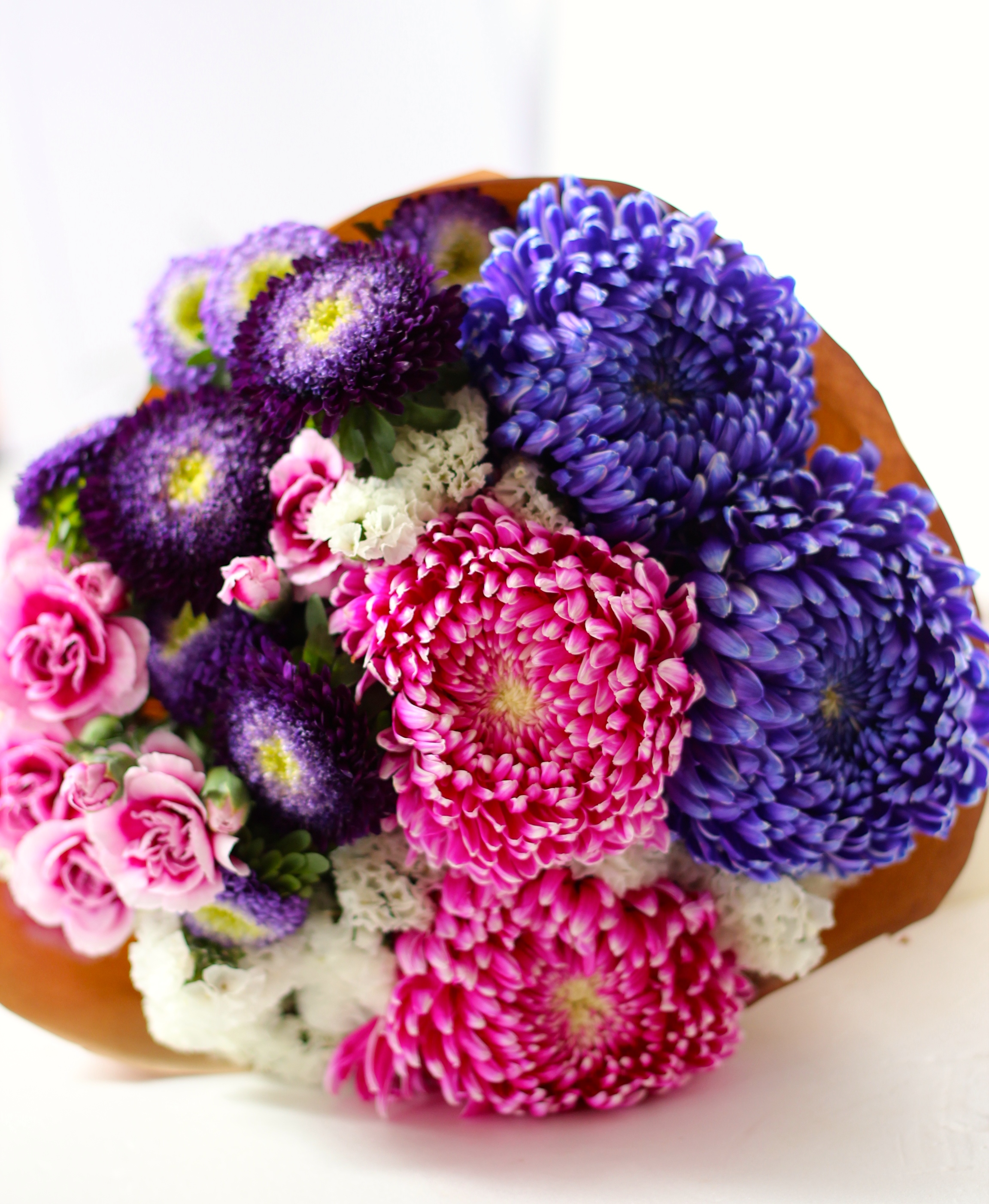 Colored Chrysanthemum Petit Bouquet